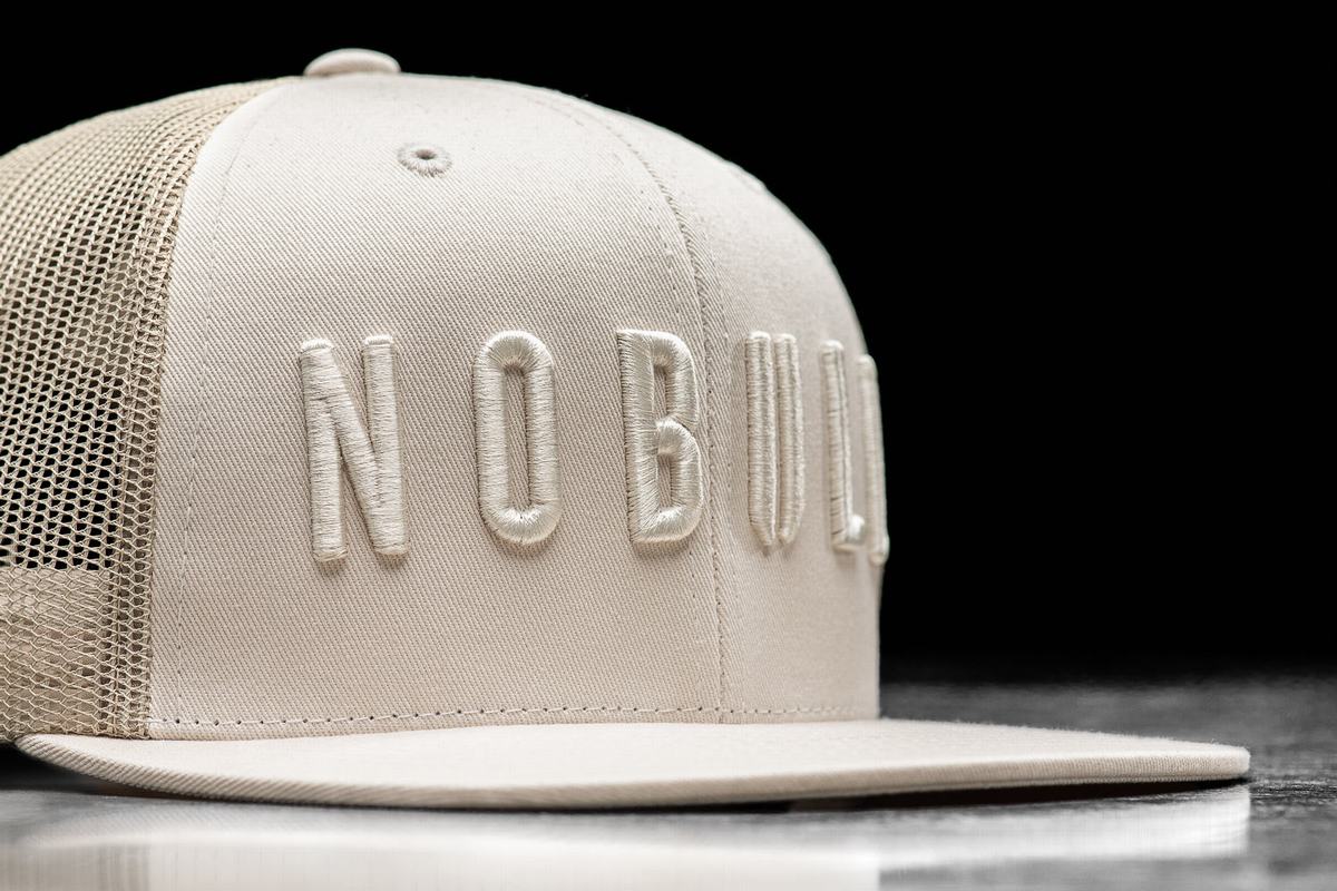 Nobull Flat-Brim Trucker Men's Hats Brown | Australia (JH3186)